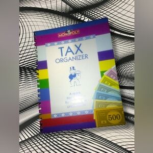 "Giftco" Mr. Monopoly Tax Preparation Organizer Book